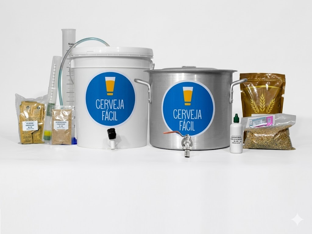 Kit Equipamentos Cerveja Fácil – BIAB 5L MINI (LEIA A DESCRIÇÃO)